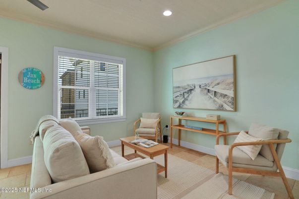 Interior, Living room, Recessed Lighting