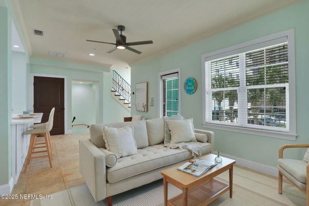 Interior, Living room, Recessed Lighting