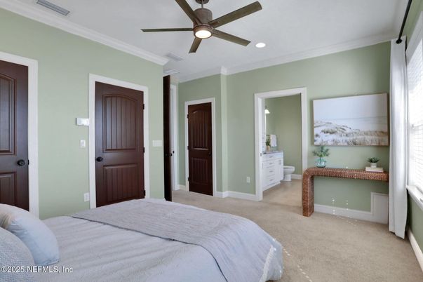 Bedroom, Interior, Recessed Lighting