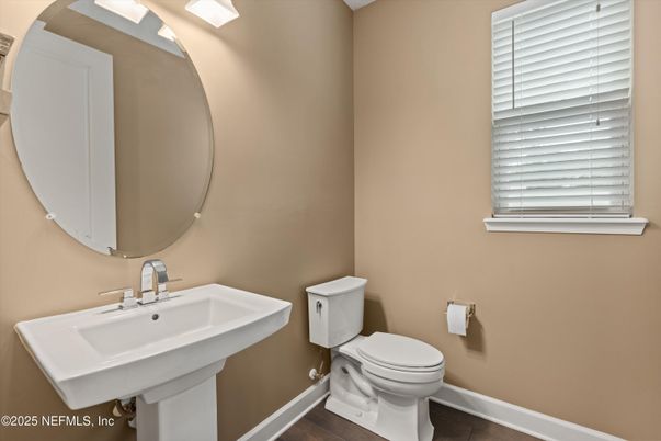 Bathroom, Interior, Wood Texture Flooring