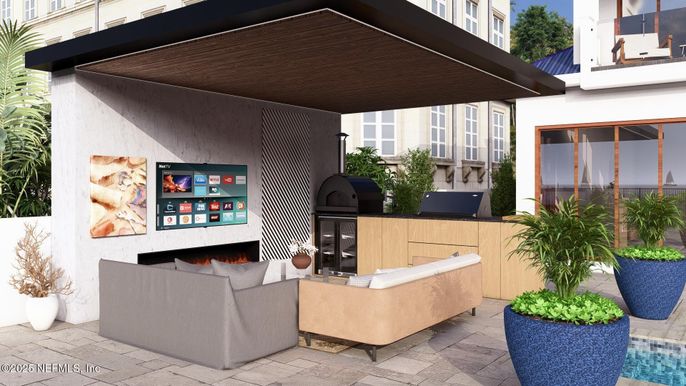Exterior, Fireplace
