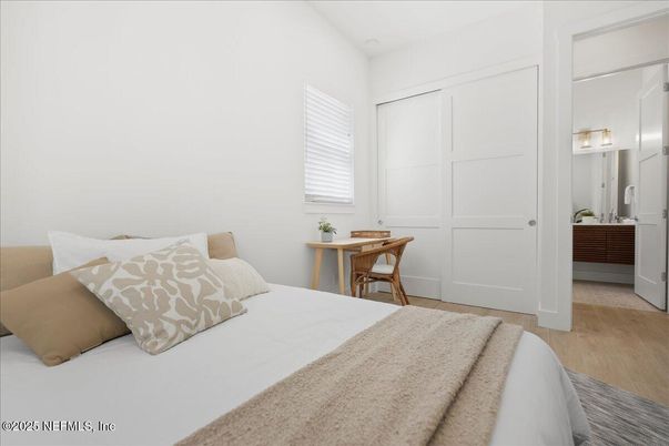 Bedroom, Home Office, Interior, Wood Texture Flooring