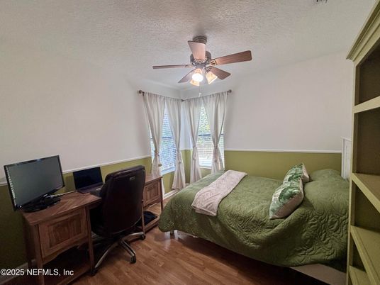 Bedroom, Home Office, Interior, Wood Texture Flooring