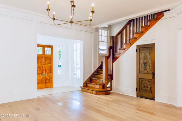 Chandelier, Interior, Pendant Lights, Wood Texture Flooring