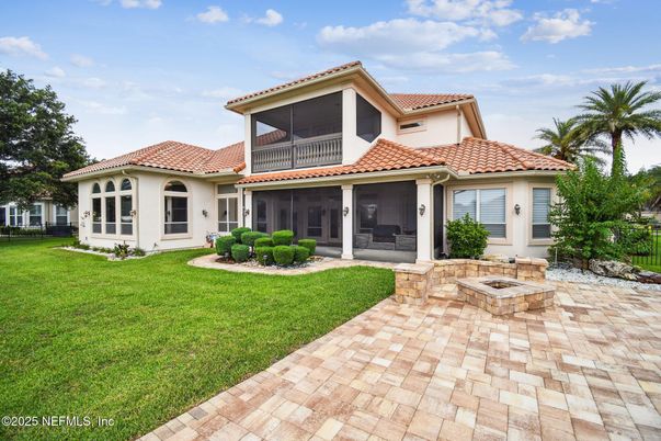 Backyard, Exterior, Facade, Mediterranean