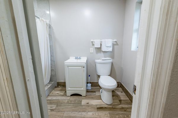 Bathroom, Interior, Wood Texture Flooring