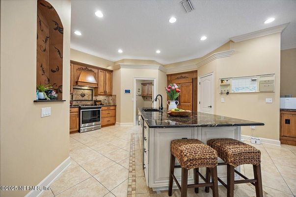 Interior, Kitchen, Recessed Lighting, Stainless Steel Appliances