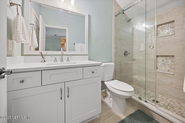 Bathroom, Glass Shower, Interior