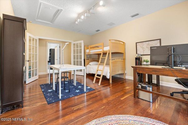 Home Office, Interior, Wood Texture Flooring