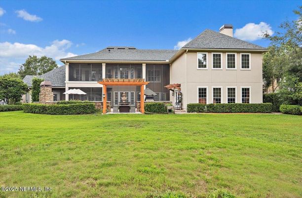 Backyard, Exterior, Facade, French Provincial