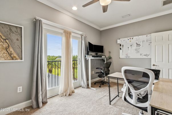 Home Office, Interior, Recessed Lighting