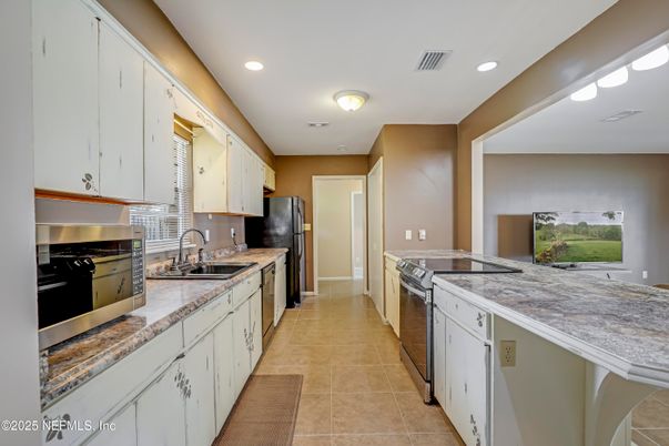 Interior, Kitchen, Recessed Lighting, Stainless Steel Appliances