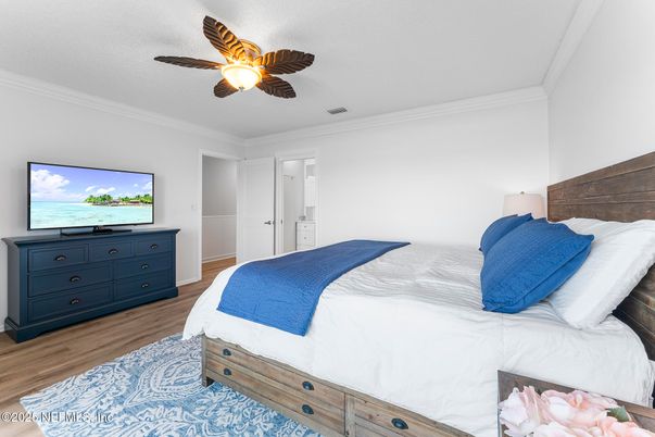 Bedroom, Interior, Wood Texture Flooring