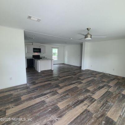 Empty room, Interior, Kitchen, Wood Texture Flooring