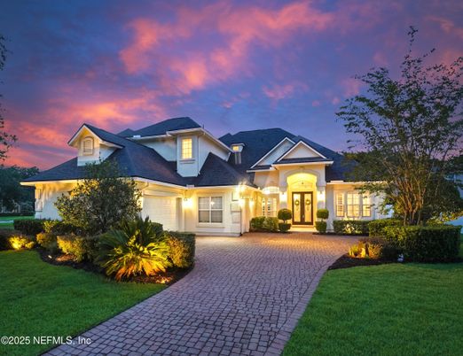 Attached, Backyard, Exterior, Facade, French Provincial