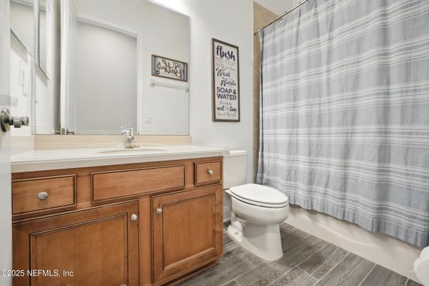 Bathroom, Interior, Wood Texture Flooring