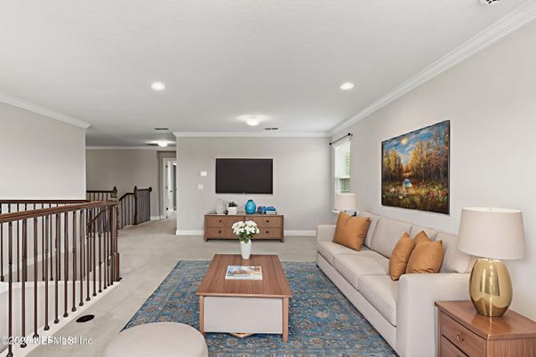 Interior, Living room, Recessed Lighting