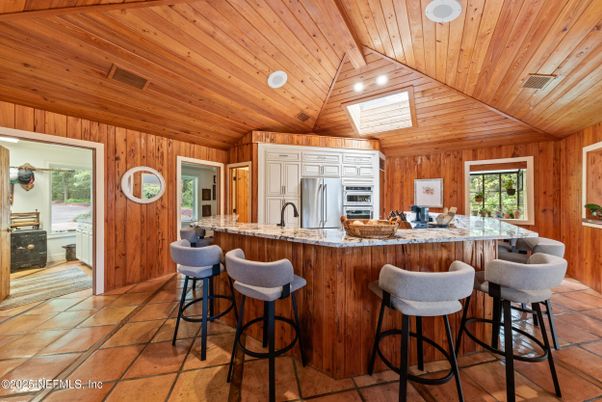 Interior, Kitchen, Wooden Ceilings, Wooden Walls