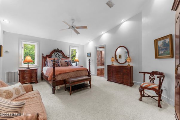 Bedroom, Interior, Recessed Lighting