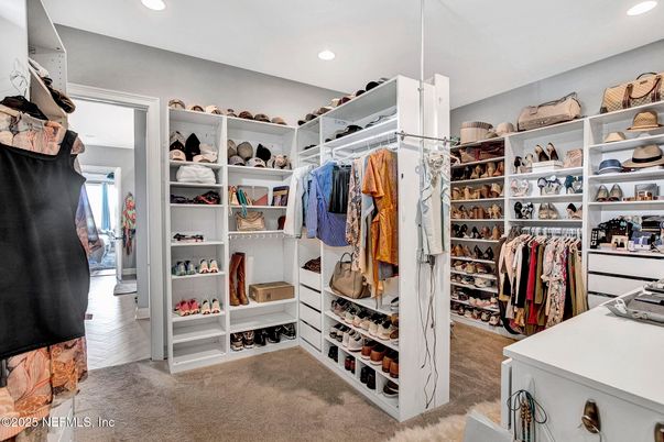 Interior, Recessed Lighting, Walk-in Closets, Wood Texture Flooring