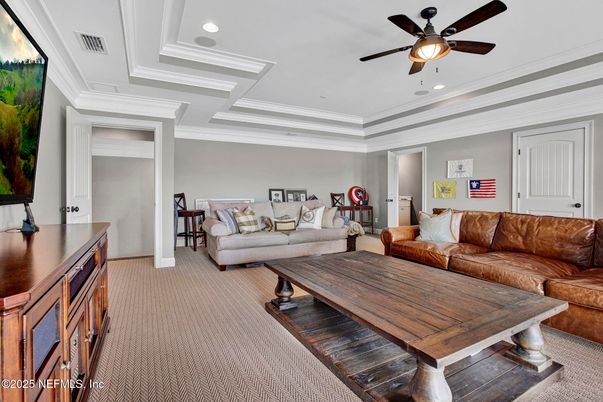 Interior, Living room, Recessed Lighting