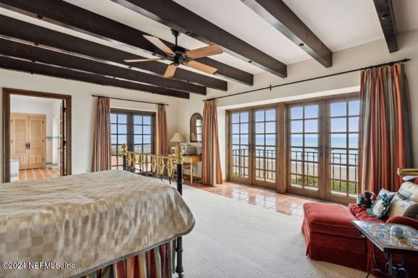 Bedroom, Interior, Water, Wooden Beams