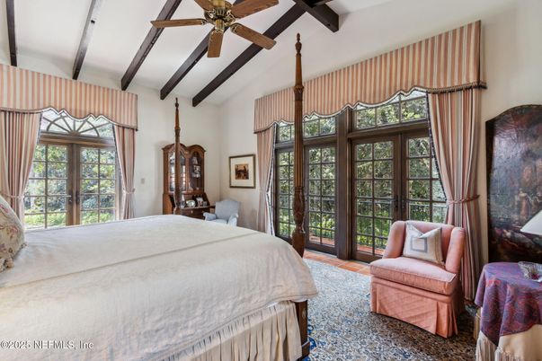 Bedroom, Interior, Wooden Beams