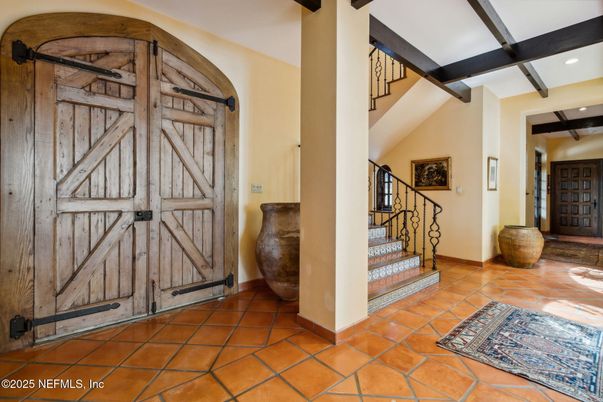 Interior, Recessed Lighting, Wooden Beams
