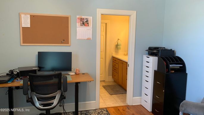 Home Office, Interior, Wood Texture Flooring