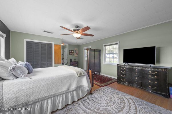 Bedroom, Interior, Wood Texture Flooring