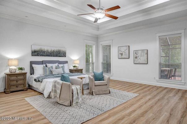 Bedroom, Interior, Wood Texture Flooring