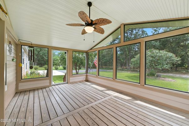 Interior, Sun Room, Wood Texture Flooring