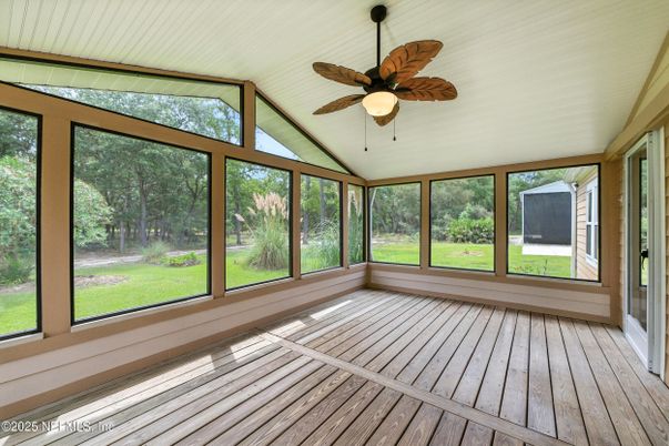 Interior, Sun Room, Wood Texture Flooring