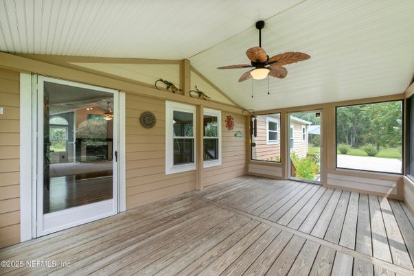 Interior, Sun Room, Wood Texture Flooring