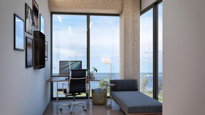 Home Office, Interior