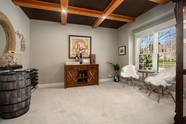 Interior, Recessed Lighting, Wooden Beams