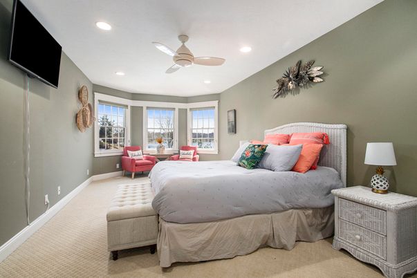 Bedroom, Interior, Recessed Lighting