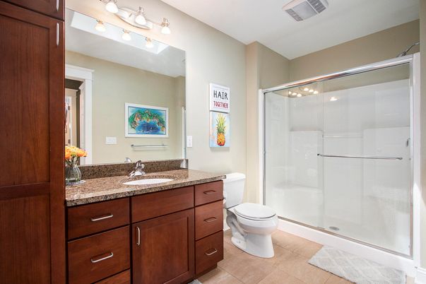 Bathroom, Glass Shower, Interior