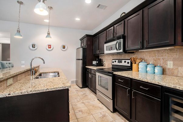 Interior, Kitchen, Pendant Lights, Recessed Lighting