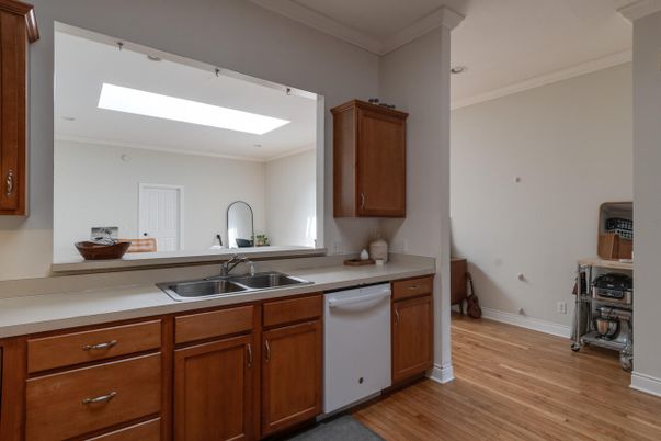 Interior, Kitchen, Wood Texture Flooring