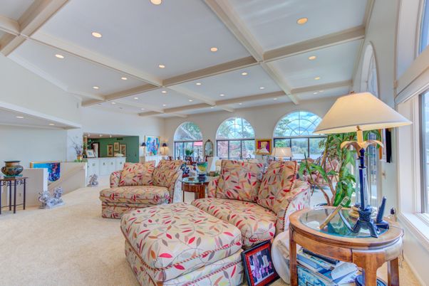 Interior, Living room, Recessed Lighting