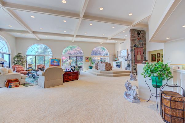 Interior, Living room, Recessed Lighting