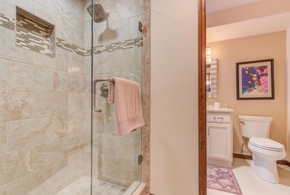 Bathroom, Glass Shower, Interior