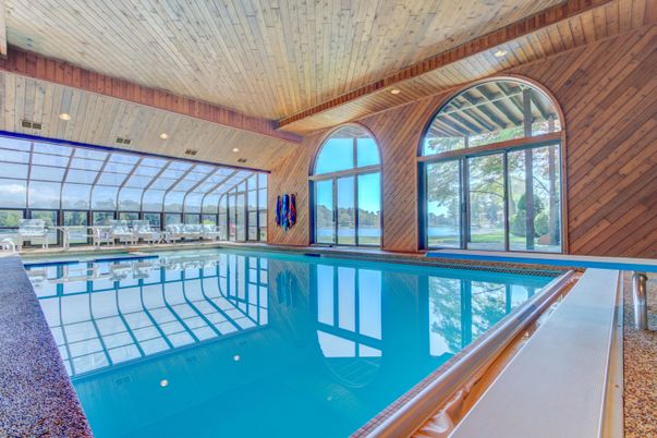 Interior, Pool, Recessed Lighting, Wooden Ceilings, Wooden Walls