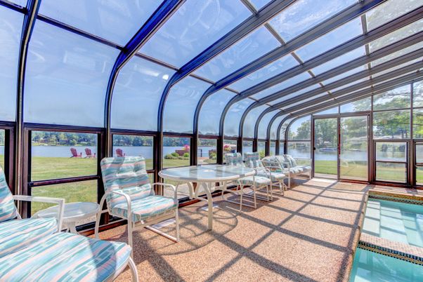 Glass Ceilings, Interior, Sun Room, Water