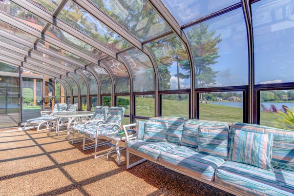 Glass Ceilings, Interior, Sun Room, Water