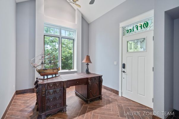 Home Office, Interior, Wood Texture Flooring
