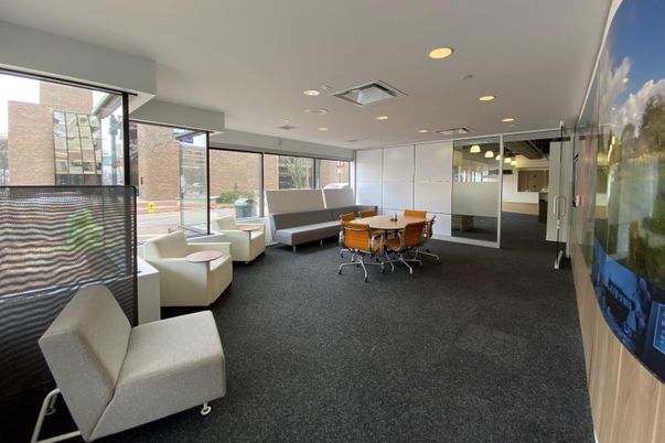 Dining room, Interior, Living room, Recessed Lighting