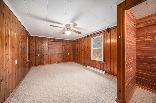 Empty room, Interior, Wooden Walls