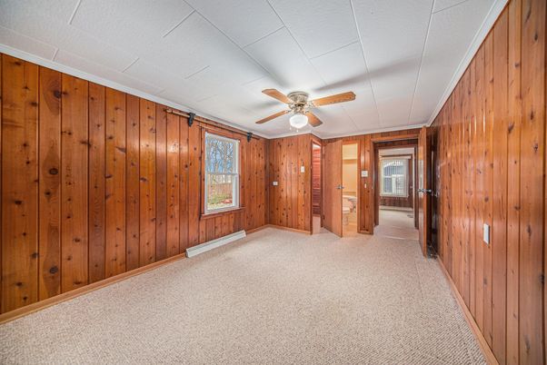 Empty room, Interior, Wooden Walls